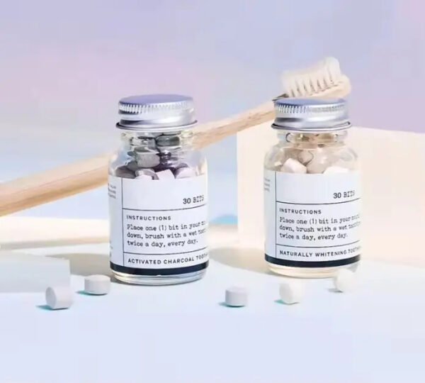 Label Travel Toothpaste Tabs Chewable